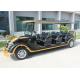 Black Classic Electric Cars , Sightseeing 8 Seater Club Car Electric Golf Cart