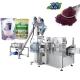 Eight Station Powder Pouches Packing Machine Multipurpose With Screw