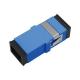 Simplex SC UPC Adapter Blue Single Mode Optical Fiber Adapter