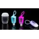 Pet 30Ml Silicone Sleeve Empty Keychain Bottles Smooth For Hand Santizer