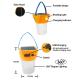 3.7V 2000mAh Li Ion Solar LED Street Light 1W Solar Emergency Charging Lamp