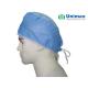 Dustproof 20gsm-35gsm Disposable Non Woven Cap Strip Clip Cap