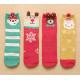 Thermal Christmas Women's Novelty Socks / Fuzzy Animal Socks Soft Fabric For Winter