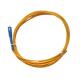 High return loss SC SM MM cables type Fiber Optic Pigtail with high exchangeability