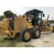 Yellow & Black Caterpillar 140k Used Motor Grader 190hp With Catc7 Engine Model