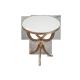 high end stone top stainless steel metal side table/End table/coffee table for hotel furniture,casegoodsTA-0084
