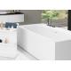 Solid Surface Freestanding Soaking Bathtub Smooth Stand Alone Soaking Tub
