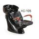 Use for placing hairdressing and hair beauty Black Shampoo chair