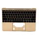 661-02280 Macbook Pro Topcase Palmrest US Keyboard 12 A1534 Gold 2015
