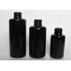 Matte Black Cosmetic Packaging Empty Skin Care Bottles Screen Printing