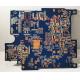 FR4 Material 6 Layer PCB Board Blue Solder Mask 1OZ Copper Thickness