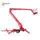 ISO Mobile Boom Lift Telescoping Man Lift Stowed Height 7Ft-10Ft
