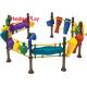 Colourful Kid'S Plastic Active Play Equipment Combination For At Least 3 Years Old