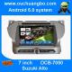 Ouchuangbo car dvd stereo radio for Suzuki Alto with android 6.0 system video bluetooth 4*45 Watts amplifier