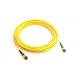 Singlemode 12 Fibre LSZH MTP MPO Fiber Cable Yellow Color