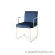 520mm 780mm Metal Upholstered Dining Chairs