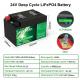 24V 140Ah 100Ah LiFePO4 Battery Pack 25.6V 4000 Cycle Built-In BMS Grade A Cells Rechargeable Lithium Battery