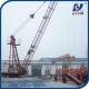 6t Load Capacity Derrick Luffing Tower Crane Without counter weight and Mast Section