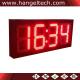 12 Inches Red Digit Outdoor LED Time & Temperature Sign Display