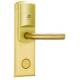 Unibody Design Hotel Electronic Door Locks / Golden Hotel Card Reader Locks