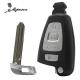 folding hyundai auto remote replacement keys with high impact resistance