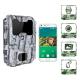 Game Trail Camera 24MP Scouting Camera No Glow Black Infrared Night Vision 0.25s Trigger wifi function