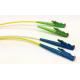 E2000 Fiber Optic Patch Cord , Fiber Optic Network Cable Customized Length