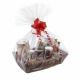 Recyclable Clear Cellophane Gift Basket Bags Moisture Proof For Fruit Shop