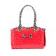  				Bright PU Leather Quality Leopard Dog Handbag Outdoor Pet Carriers 	        