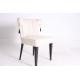 Accent solid wooden chair event french style hotel dining chair armrest chair with accessories
