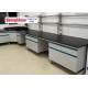 Laboratory Modular Lab Benches Top 3000*750 Mm For Research Facilities
