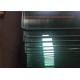 Bend / Curved Tempered Safety Glass For Curtain Wall , Toughened Safety Glass