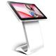 floor stand 24 inch LED self-service terminal AD information checking interactive kiosk with mini PC