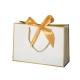 Custom Logo Cardboard Gift Packaging Box With Ribbon For Cloth Pack / Cosmetic