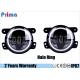 4 Inch 30W Cree Jeep Led Fog Lights With Angel Eye Halo Ring IP67 Waterproof