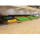 Athletic Place Retractable Bench Seating , Retractable Bleachers For Gymnasiums