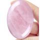 Natural Fashion Rose Quartz Palm Stone For Anxiety Releasing