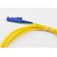 LSZH Jacketed Fiber Optical Patch Cord Simplex E2000 UPC/APC Fiber Jumper OS2 G657A