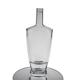 Glass Body Material Custom Glass Bottle for 700ml Super Flint Vodka Spirits Whisky Brandy