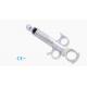 Safety Plastic Injection Molding Medical Parts Disposable Angiography Syringe