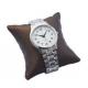 Handmade Jewelry Display Stands Embossing Printed Watch Pillows Cushions In Brown Color