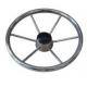 Steering Wheel  6 Spoke Boat Marine SS Stainless Steel