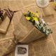 Waterproof Flower Bouquet Wrapping Paper Kraft Paper Newspaper Design Many Colors 50g