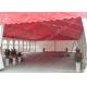 Red Roof White Wall PVC Cover Outdoor Party Tents Transparent PVC Fabric Windows