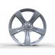 Silver 20 Inch Monoblock Wheels 2 Piece Forged Wheels For Cars