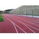 No Slip VOC Free Safety Artificial Running Track Flooring Anti UV Long Life