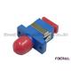 Durable Plastic Hybrid Fiber Optic Adapter For SC To FC Conversion With Flange