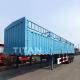Tri Axle 50 Ton Flatbed Trailer with Side Wall