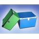 Industrial Plastic Shipping Box Blue / Green Corrugated Plastic Moving Boxes