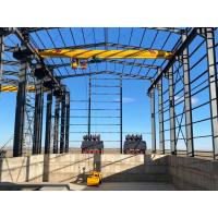 Remote Control Single Girder Overhead Travelling Crane With Electric Double Flap Grab